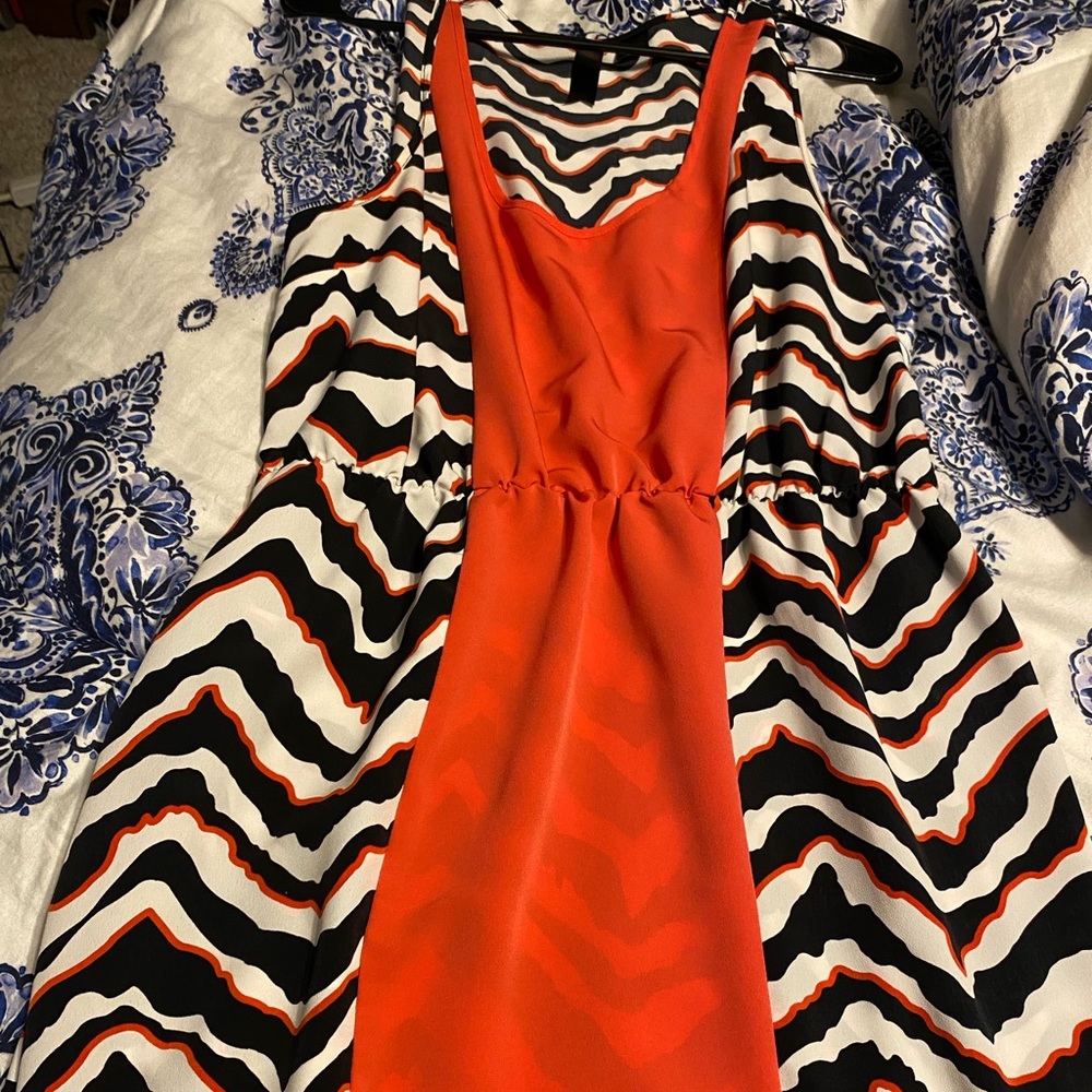 Zebra skater dress